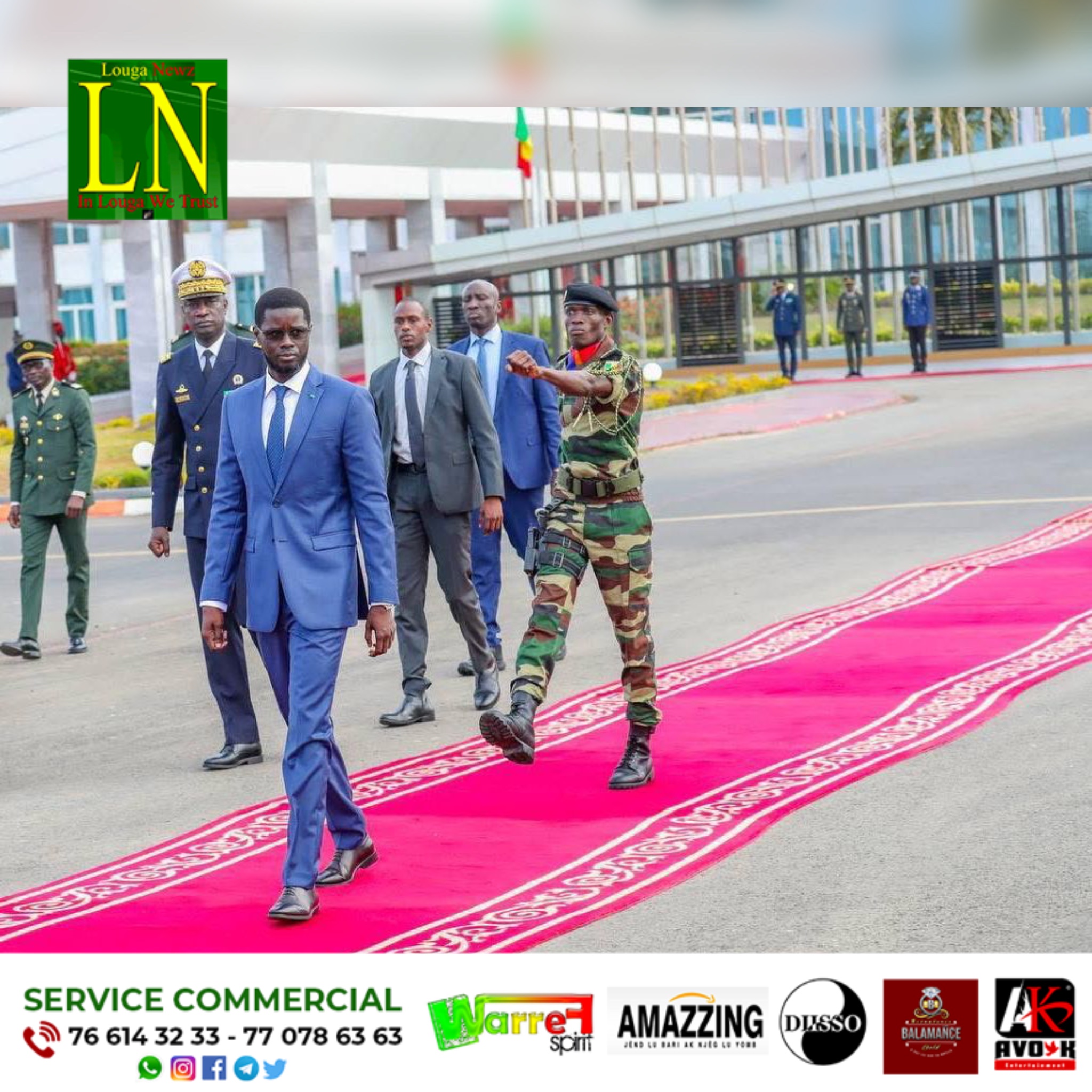 Le Présidente de la République du Sénégal 🇸🇳 en route vers ESPAGNE 🇪🇸 pour…